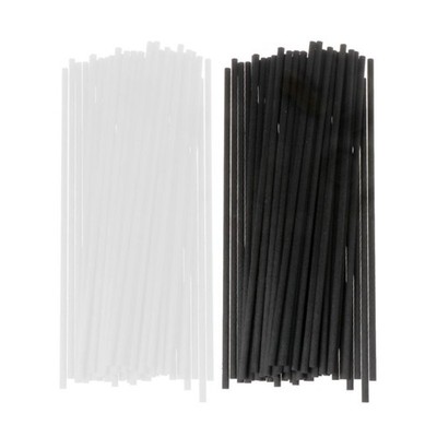 50Pcs 20cmx4mm Fiber Sticks Diffuser Aromatherapy Volatile Rod for Home