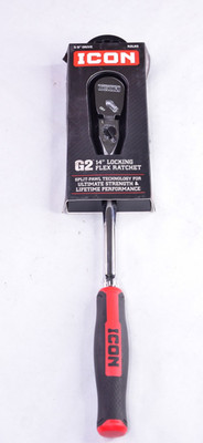 ICON R2LKG 3/8 INCH DRIVE G2 (GEN 2) 14 INCH LOCKING FLEX HEAD RATCHET