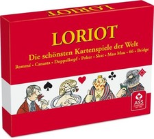 Loriot Rommé Die schönsten Kartenspiele der Welt. Rommé, Canasta, Doppelkopf,...