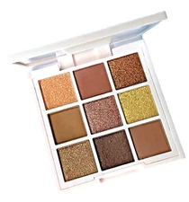 NEW CIATE LONDON BRONZED 9 Color Piece Eyeshadow Palette 0.38oz NIB