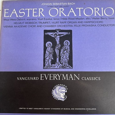 J.S. Bach - Easter Oratorio (Kommt, Eilet and Laufet) - Vanguard  1965 MINT/MINT
