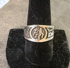 Kokopelli Sterling Silver Vintage Native American ring- Cyrus Josytewa