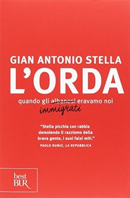 L'ORDA (ITALIAN EDITION) By Stella *Excellent Condition*