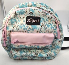 Disney STITCH Lilo Stitch Bioworld Mini Backpack 11" x 9.5" 115665 Pink Blue