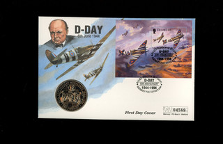 1994 50th Anniversary D Day Coin Cover