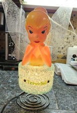 Disney Tinker Bell Night Light Princess Fairy Childs Desk Table w/ Spring Base