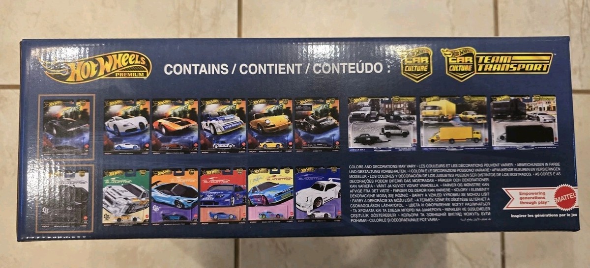 2025 Hot Wheels Car Culture And Team Transport Factory Set 1/4. In