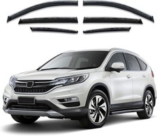 Shatterproof Out-Channel Window Deflectors for Honda CR-V (CRV) 2012-2016, Rain,
