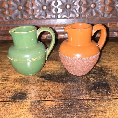 2 X VINTAGE LOVATT S LANGLEY MILL POTTERIES LTD LANGLEY MILL MINIATURKRÜGE