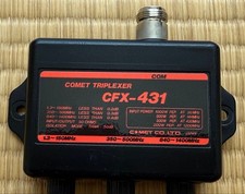 COMET CFX-431 Triplexer 144/430/1200MHz 1.2GHz Filter Tested Working Japan