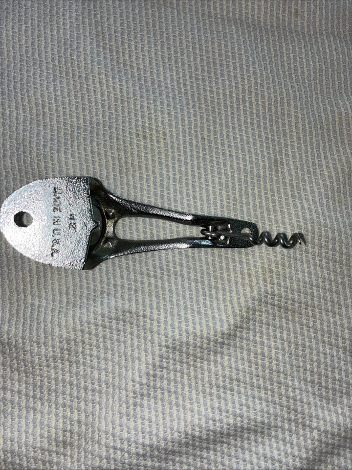 Vintage Coca Cola Wall Mount Bottle Opener Cork Screw Brown M Co N News Virginia - Image 2 of 2