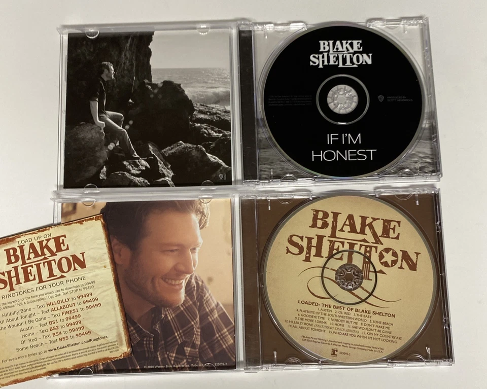 Lot Of 3 - Blake Shelton Pure Bs Deluxe ED (NEW), If I’m Honest & Loaded - VG Foto 3 de 4