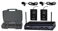 Audio2000'S AWM6032UM Lavaliere (Lapel) Wireless Microphone System  -MR