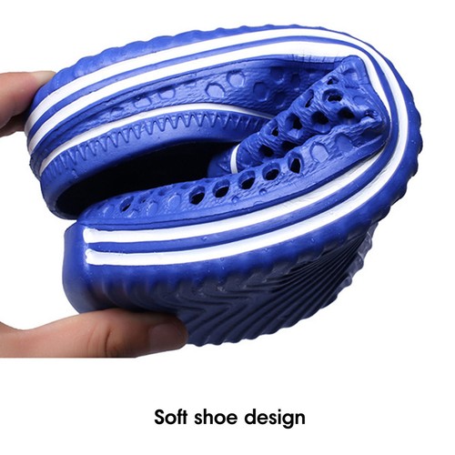 Womens Mens Slip On Slippers Hollow Beach Sandals Clogs Garden Casual Flat Shoes - Picture 10 of 17