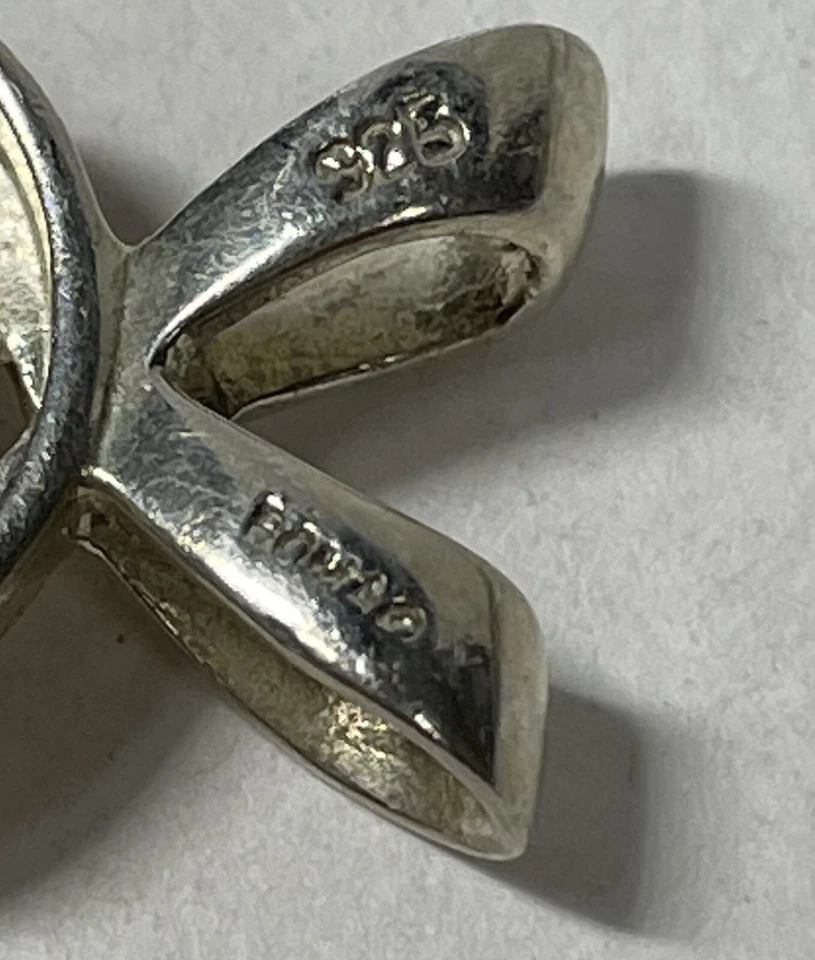 Collar vintage de plata de ley 925 amatista e Italia Foto 3 de 4