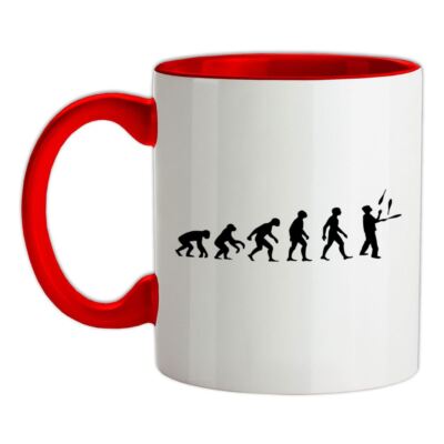 Evolution Of Man Jongleur - Keramiktasse - Jonglierbälle Ball Jonglier Zirkus