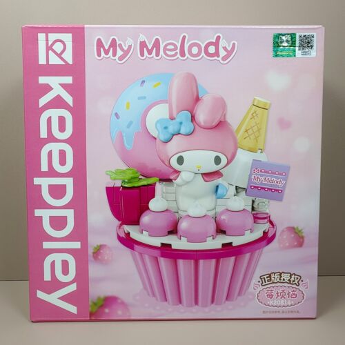 My Melody Hello Kitty Cupcake Building Block Brick Toys New Rare Licensed - Picture 2 of 14