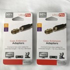 Coaxial Cable Extenable Extension (8-Pack) | F-Pin | Satellite/Cable Tv