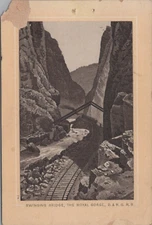 Jersey Coffee Dayton Spice Mills Co Royal Gorge DRG RR Swinging Bridge LPV1