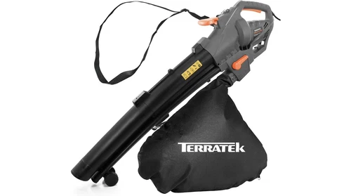 Terratek Garden Leaf Blower Electric Vacuum and Shredder 3000W 35L Leaf Bag USED