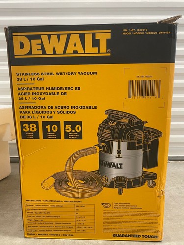 5.0 HP Stainless Steel Wet-Dry Vacuum 