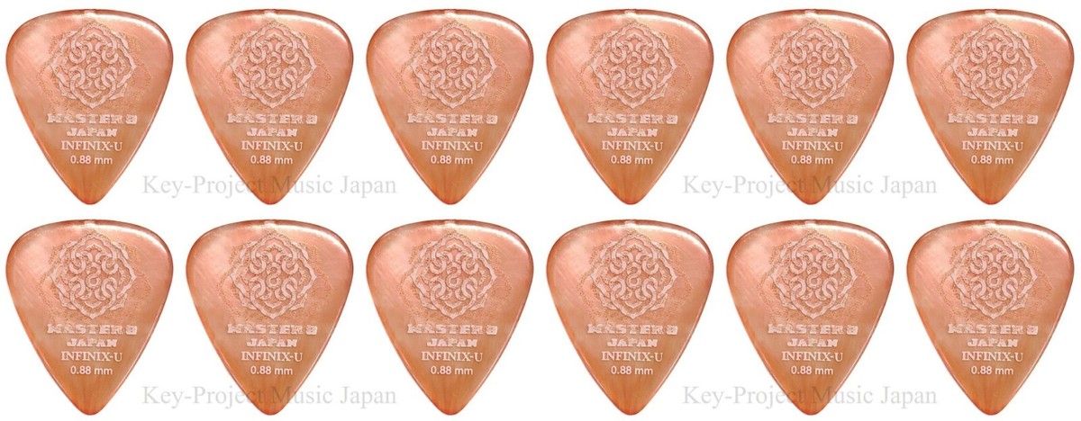 MASTER 8 JAPAN IFU-TD088 Hard Grip Guitar Pick 0.88 mm x 6 MASTER 8 JAPAN IFU-TD088 Hard Grip Guitar Pick 0.88 mm x 6