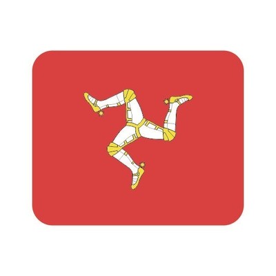 Mousepad Textil Isle of Man Fahne Flagge Mauspad