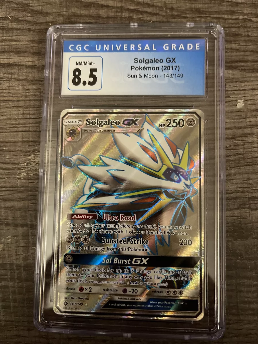 Solgaleo GX - Sun & Moon Pokémon card 143/149