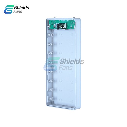DIY Power Bank Shell Kit Battery Charge Storage Box Micro Type-C Fit for 8x18650 - Photo 24 sur 26