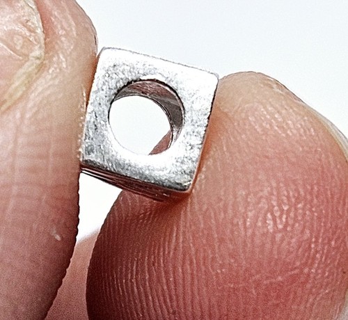 Sterling Silver Alphabet Pendant Charm Initial 925 Small Cube Letter A - Z - Picture 4 of 38