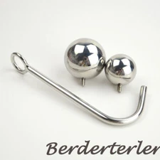 Anal Hook Replace Big Ball Metal Butt Plug Dilator Anus Prostate Massager Toys
