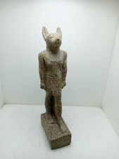 Rare Ancient Egyptian Antique Statue Bastet Goddess of Underworld Pharaonic BC