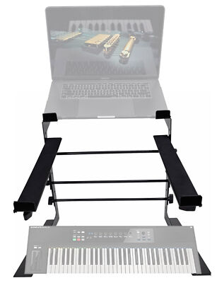 Rockville Laptop+Controller Stand for Native Instruments Komplete Kontrol S61