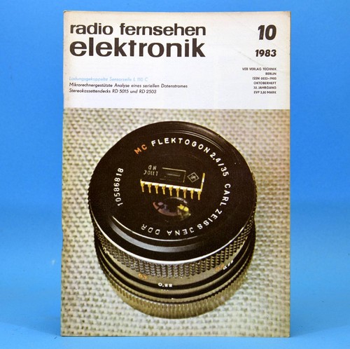 DDR radio fernsehen elektronik 10 1983 Stereokassettendecks RD 5015 RD 2503 - Bild 1 von 1