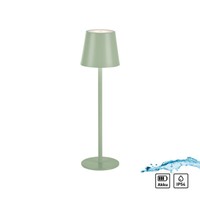 Led Tischleuchte Akku GrüN Dimmbar üBer Touchdimmer IP54 Wetterfest Outdoor Usb