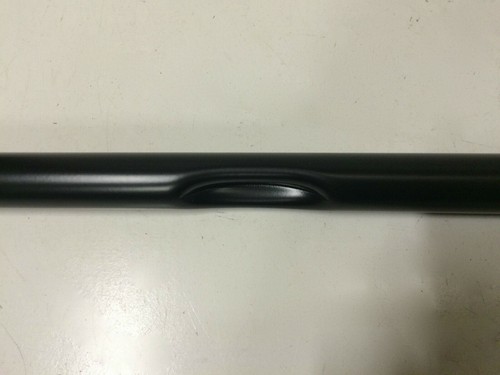 STRAIGHT DRAG HANDLEBAR 1" Harley Cafe Custom Broom Dimpled Black 32" 07-12568S - Picture 2 of 5