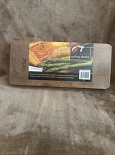 NEW Cedar Grilling Planks Set of 7 Planks 7" X 16" Sealed Package Western Red 