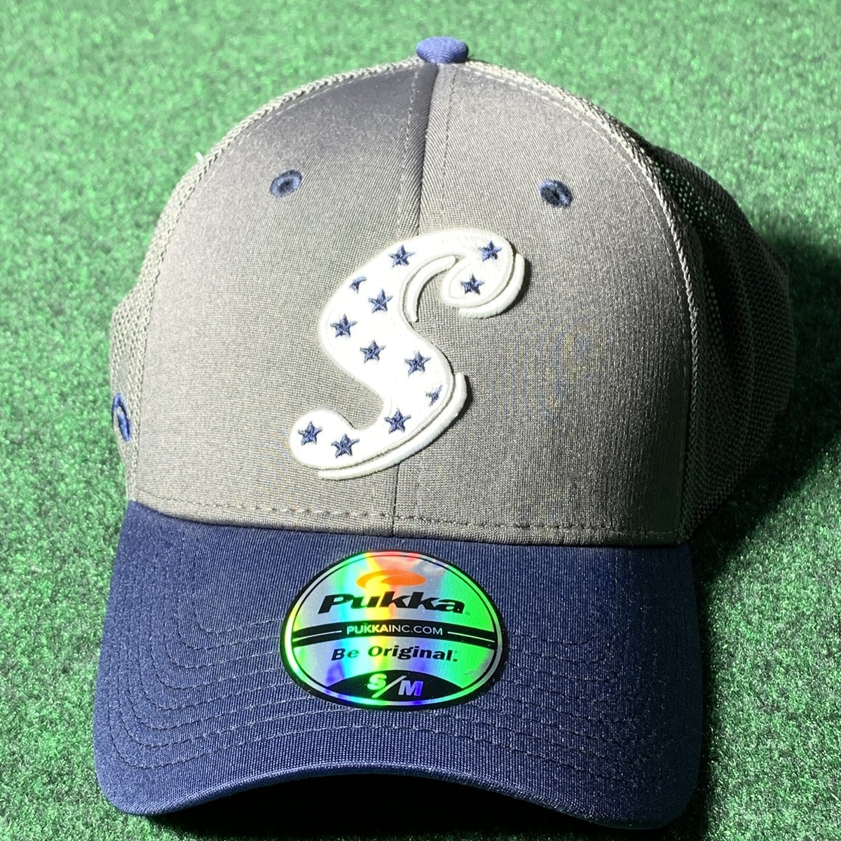 Poka※paka Pukka Hat S SWING Stars and Stripes Stretch Fit Golf Cap