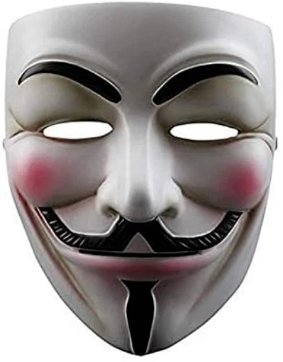 NEVLANTII V for Vendetta Guy Fawkes Mask Quality Anonymous Mask Halloween Cos... - Image 4 of 4