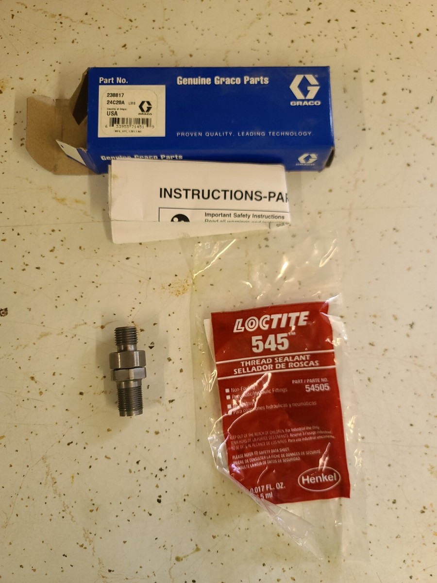 G-RAP【TIGHT LIFE】TIMES UP Graco 238817 Swivel Kit Assembly -OEM Brand New, Includes Loctite