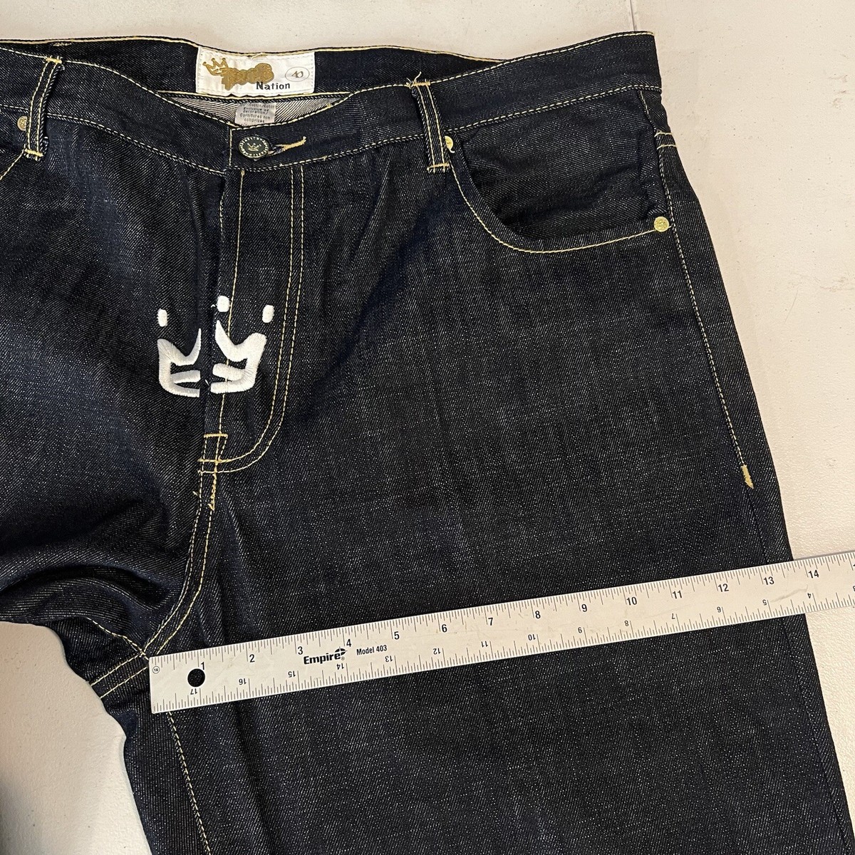 VTG PNB Nation Clothing Jeans Men's 40x36 Baggy Y2K Hip Hop VTG PNB Nation Clothing Jeans Men's 40x36 Baggy Y2K Hip Hop