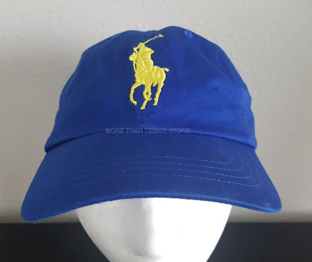 Cappello berretto unisex Polo Ralph Lauren US Open 2012 grande pony blu navy