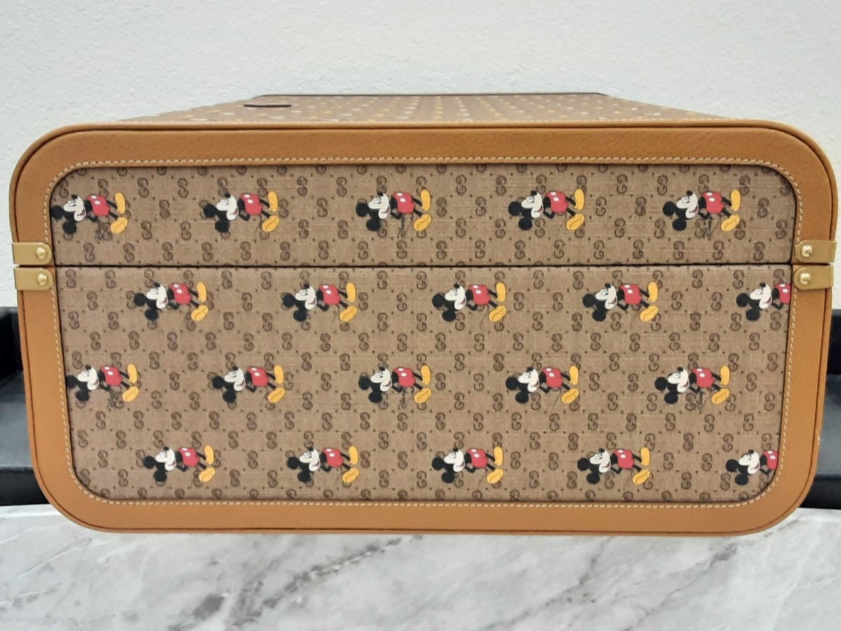 Gucci X Disney 602675 Mickey Mouse Gg Canvas Trunk Dowxzxde Gucci X Disney 602675 Mickey Mouse Gg Canvas Trunk Dowxzxde
