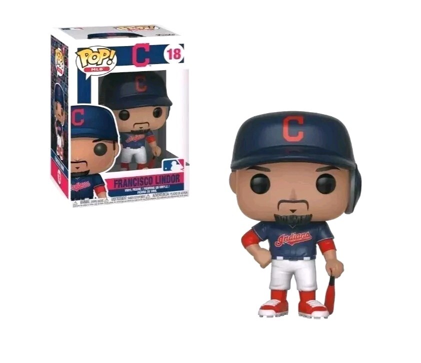 Funko Pop! Mlb Baseball Cleveland Indians Francisco Lindor #18 *Db