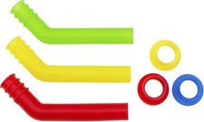 6pc RC Exhaust Extension Tube Silicone Pipe T...