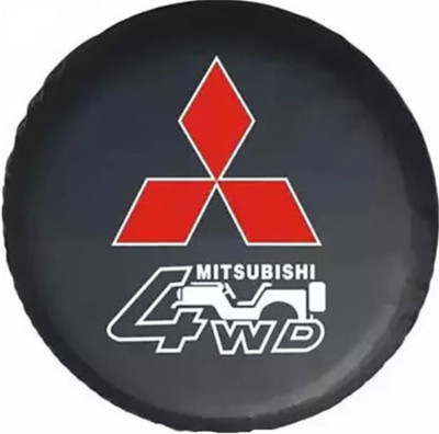 32'' 23'' For Mitsubishi Montero Spare Wheel Tire Cover Black Vinyl Dust Protector
