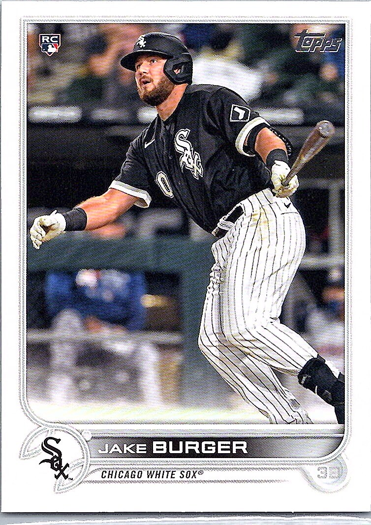 Jake Burger 2022 Topps RC #186 Chicago White Sox 3Row 4A (1)