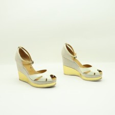 Sandali HOGAN Usate Numero EU 38 1/2 (Cod.CS1662) in Pelle Beige Donna