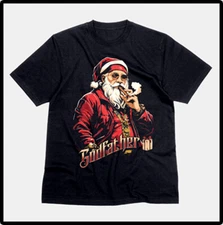 Christmas Godfather OG Santa Tee Shirt Holiday Pro Club Shaka Big Tall Small T