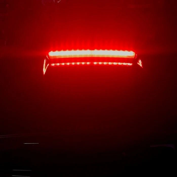 Lente de fumaça preta personalizada Dynamics LED montagem alta Tour Pak luz Harley 14-Up - Imagem 4 de 4